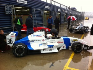 BARC Formula Renault at a soggy Rockingham